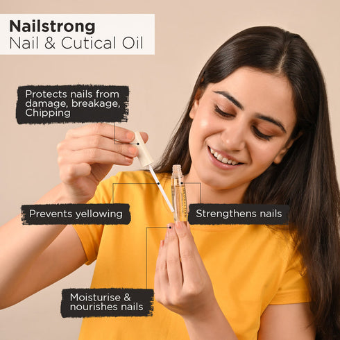 Bella Vita Organic NailStrong Cuticle Oil For Nails 12ml
